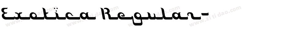 Exotica Regular字体转换